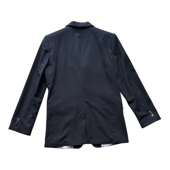 Tommy Hilfiger Boys' Bi-Stretch Alexander Blazer with Pocket Square Navy | 18 - Picture 3 of 12